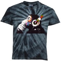 Dj Monkey Thinker Kids Tie-Dye T-Shirt