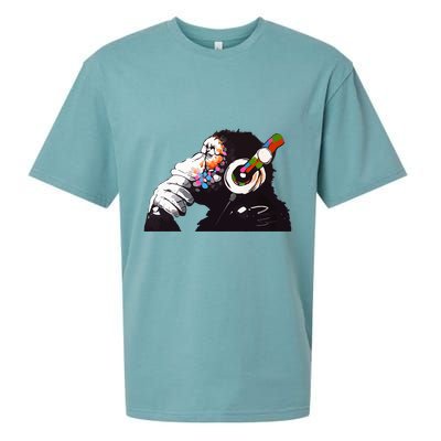 Dj Monkey Thinker Sueded Cloud Jersey T-Shirt
