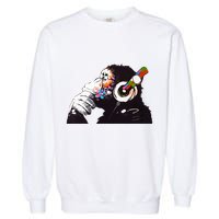 Dj Monkey Thinker Garment-Dyed Sweatshirt