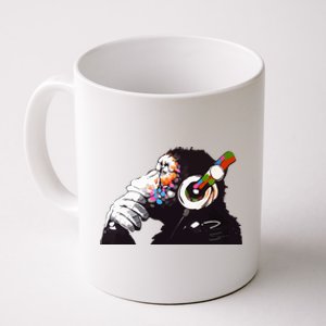 Dj Monkey Thinker Coffee Mug