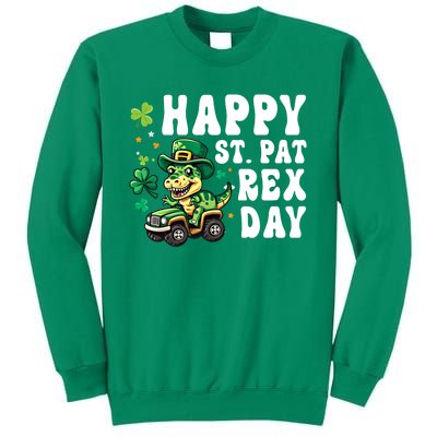 Dino Monster Truck Happy St Pat Rex Day St Patricks Day Cool Gift Sweatshirt