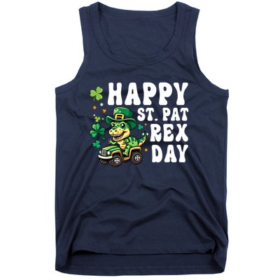 Dino Monster Truck Happy St Pat Rex Day St Patricks Day Cool Gift Tank Top