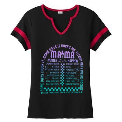 Das Mama T.O.U.R Ladies Halftime Notch Neck Tee