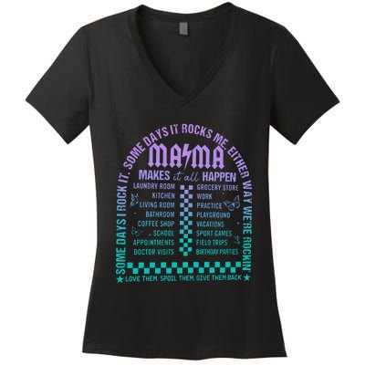 Das Mama T.O.U.R Women's V-Neck T-Shirt