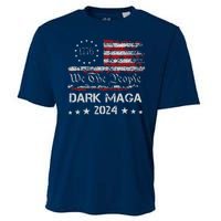 Dark Maga Trump 2024 Us Flag Vintage President Campaign Cooling Performance Crew T-Shirt