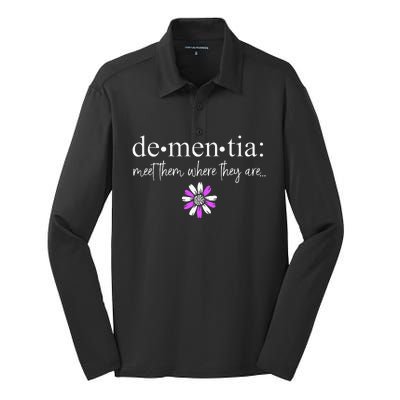 Dementia Meet Them Where They Are AlzheimerS Silk Touch Performance Long Sleeve Polo