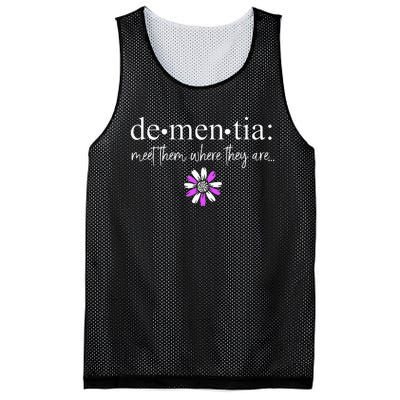 Dementia Meet Them Where They Are AlzheimerS Mesh Reversible Basketball Jersey Tank