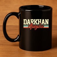 Darkhan Mongolia Travel Souvenir Retro Gift 11oz C Handle Ceramic Mug