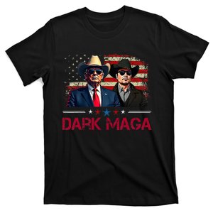 Dark Maga Trump 2024 Us Flag President Campaign T-Shirt