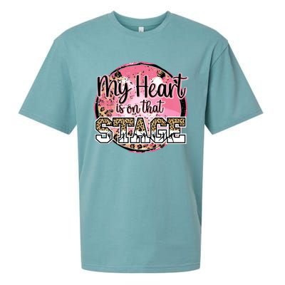 Dance Mom Tee My Heart Is On That Stage Dance Recital Meaningful Gift Sueded Cloud Jersey T-Shirt