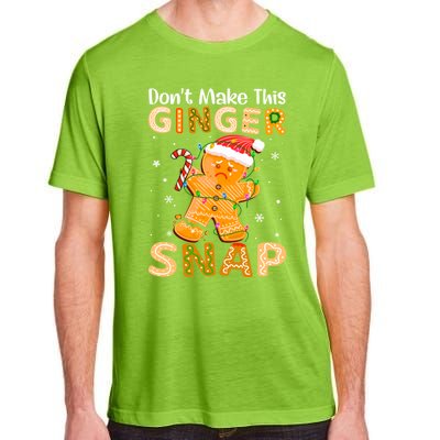 DonT Make This Ginger Snap Redhead For Christmas Gift Adult ChromaSoft Performance T-Shirt