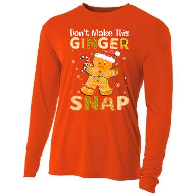 DonT Make This Ginger Snap Redhead For Christmas Gift Cooling Performance Long Sleeve Crew