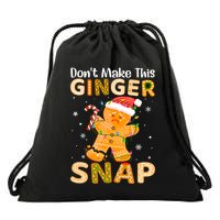 DonT Make This Ginger Snap Redhead For Christmas Gift Drawstring Bag