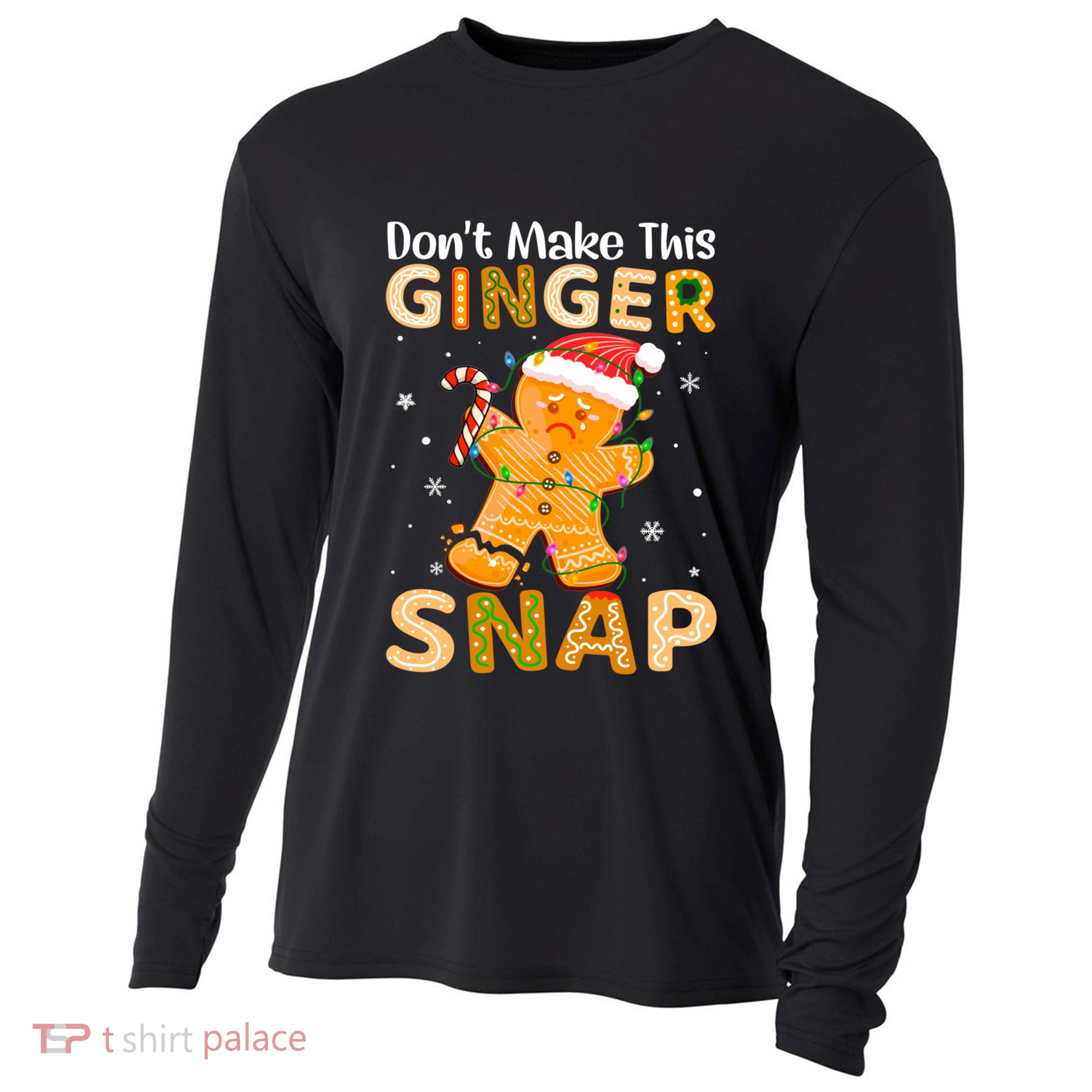 DonT Make This Ginger Snap Redhead For Christmas Gift Cooling Performance Long Sleeve Crew