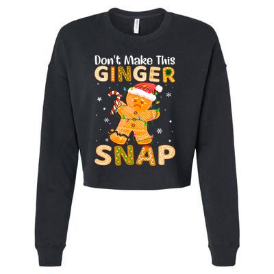 DonT Make This Ginger Snap Redhead For Christmas Gift Cropped Pullover Crew