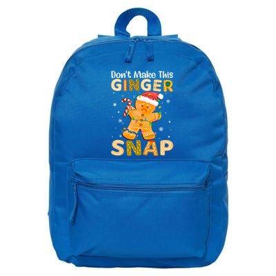 DonT Make This Ginger Snap Redhead For Christmas Gift 16 in Basic Backpack