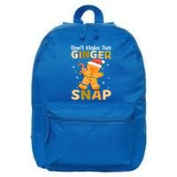 DonT Make This Ginger Snap Redhead For Christmas Gift 16 in Basic Backpack