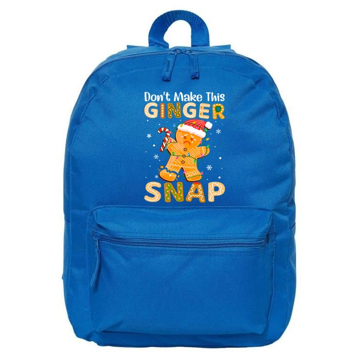 DonT Make This Ginger Snap Redhead For Christmas Gift 16 in Basic Backpack