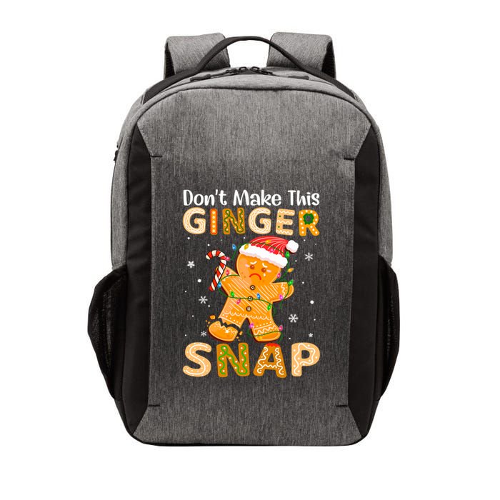 DonT Make This Ginger Snap Redhead For Christmas Gift Vector Backpack