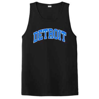 Detroit Michigan Throwback Design Classic PosiCharge Competitor Tank