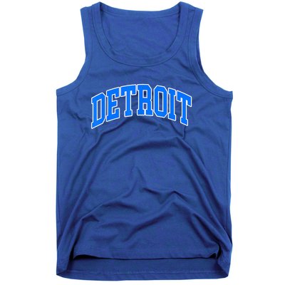 Detroit Michigan Throwback Design Classic Tank Top