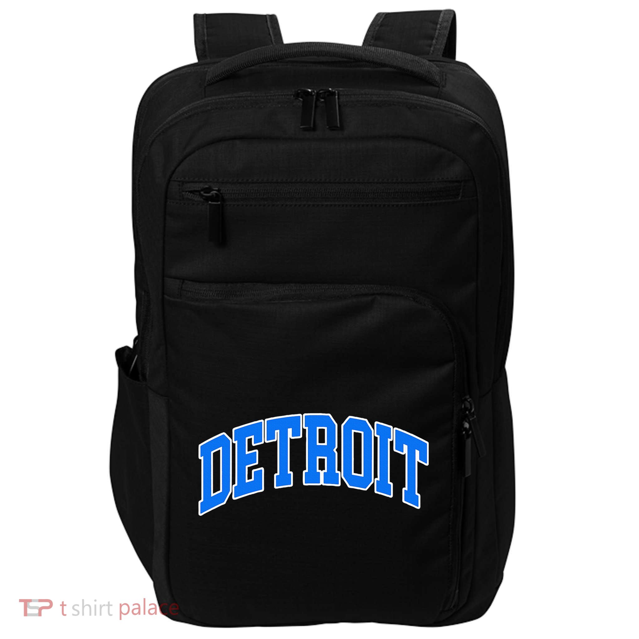 Detroit Michigan Throwback Design Classic Impact Tech Backpack