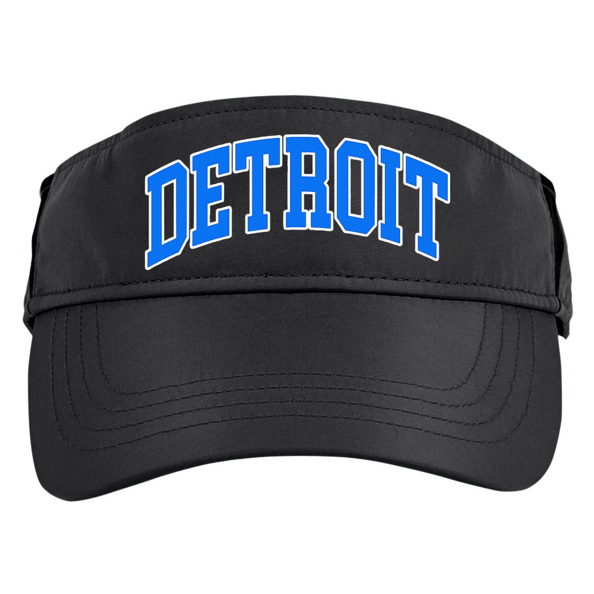 Detroit Michigan Throwback Design Classic Adult Drive Performance Visor