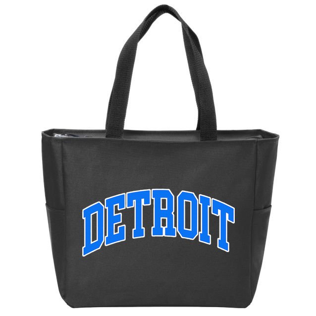 Detroit Michigan Throwback Design Classic Zip Tote Bag