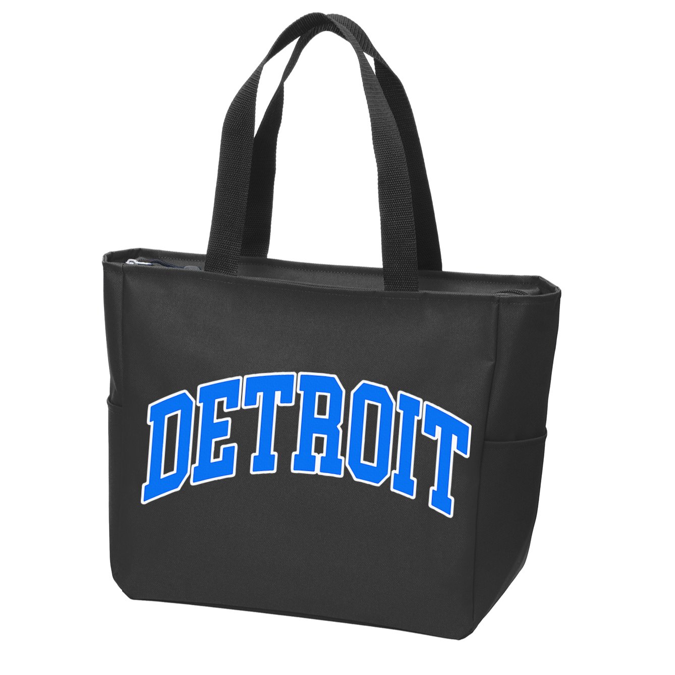Detroit Michigan Throwback Design Classic Zip Tote Bag