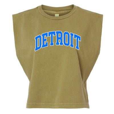 Detroit Michigan Throwback Design Classic Garment-Dyed Women's Muscle Tee