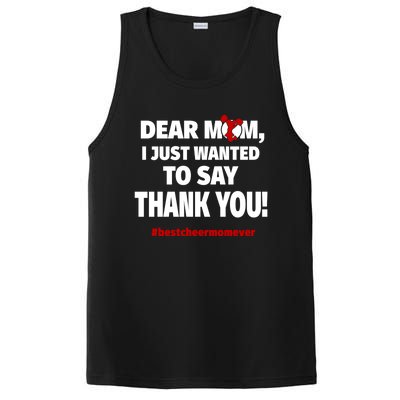 Dear Mom Thank You Gift Best Cheer Mom Ever Gift PosiCharge Competitor Tank