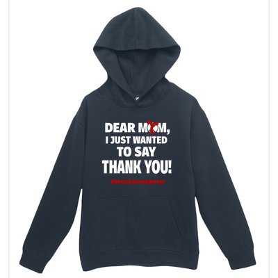 Dear Mom Thank You Gift Best Cheer Mom Ever Gift Urban Pullover Hoodie