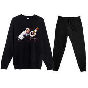 Dj Monkey Thinker Premium Crewneck Sweatsuit Set