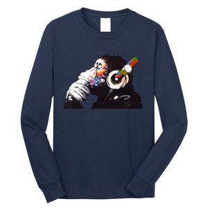 Dj Monkey Thinker Long Sleeve Shirt