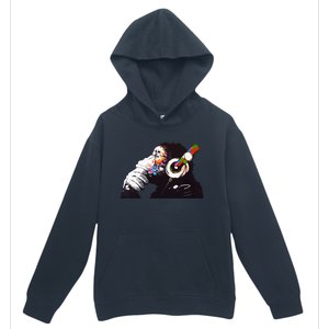 Dj Monkey Thinker Urban Pullover Hoodie