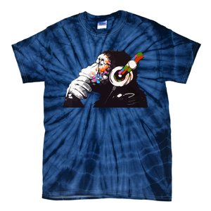 Dj Monkey Thinker Tie-Dye T-Shirt