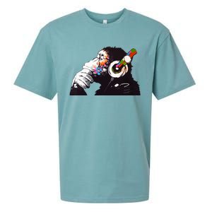 Dj Monkey Thinker Sueded Cloud Jersey T-Shirt