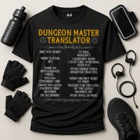 Dungeon Master Translator Funny Performance Shirt