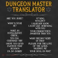 Dungeon Master Translator Funny 11oz C Handle Ceramic Mug