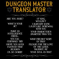 Dungeon Master Translator Funny 16 in Basic Backpack