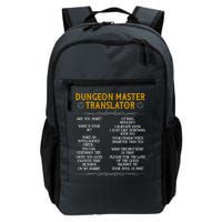 Dungeon Master Translator Funny Daily Commute Backpack