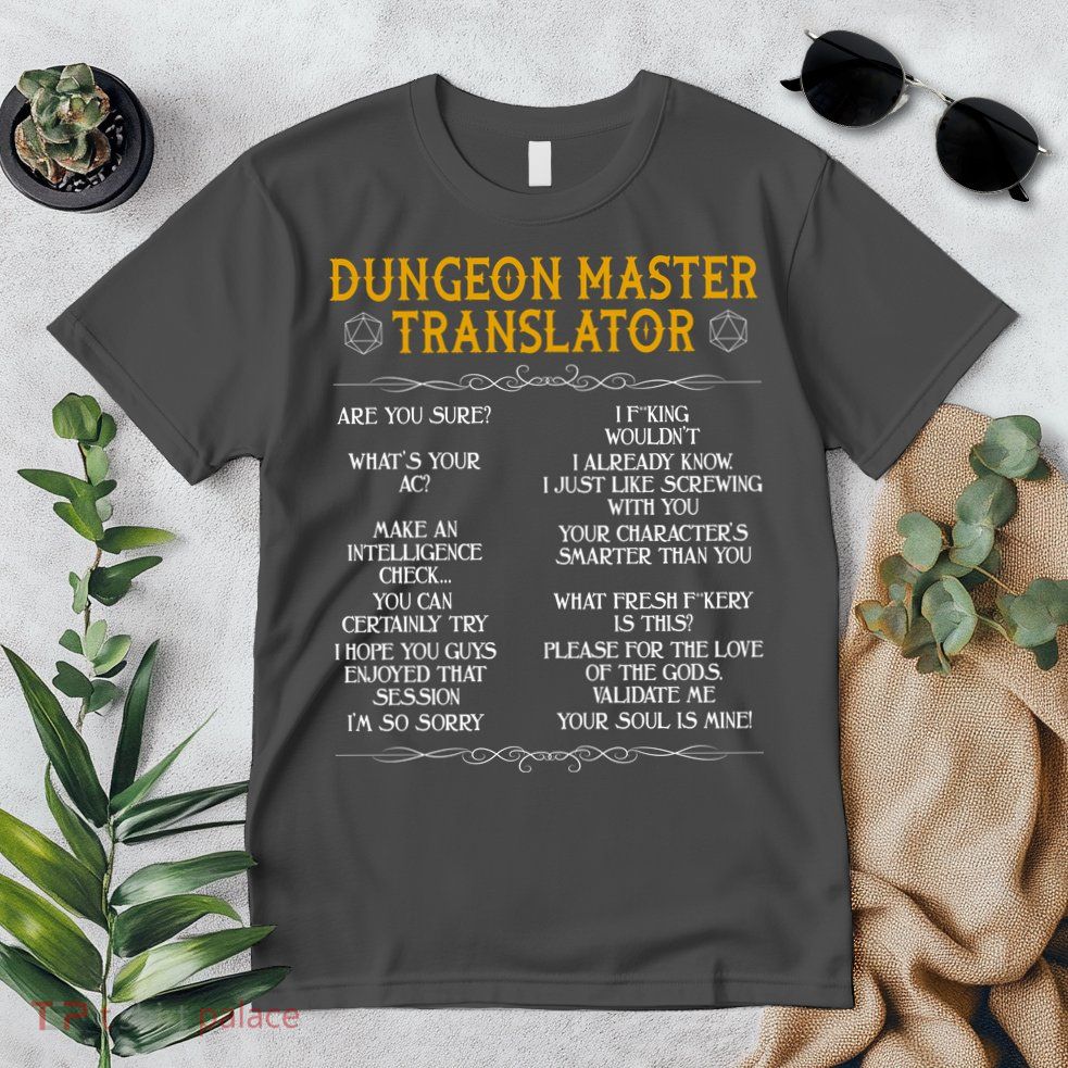 Dungeon Master Translator Funny Premium T-Shirt