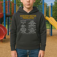 Dungeon Master Translator Funny Kids Hoodie