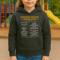 Dungeon Master Translator Funny Kids Hoodie