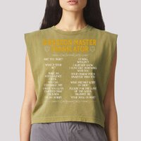 Dungeon Master Translator Funny Garment-Dyed Women's Muscle Tee