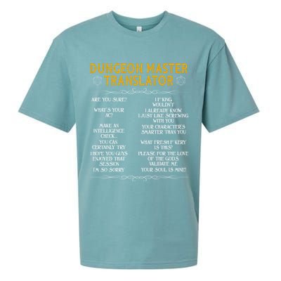 Dungeon Master Translator Funny Sueded Cloud Jersey T-Shirt