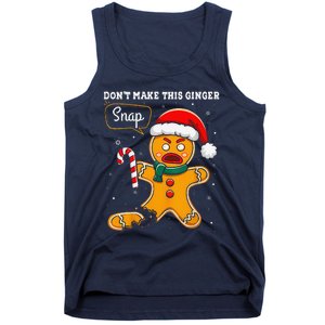 DonT Make This Ginger Snap Redhead Funny Christmas Tank Top