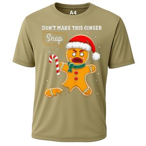 DonT Make This Ginger Snap Redhead Funny Christmas Cooling Performance Crew T-Shirt