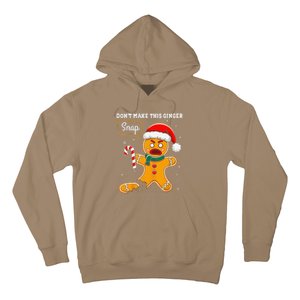 DonT Make This Ginger Snap Redhead Funny Christmas Hoodie