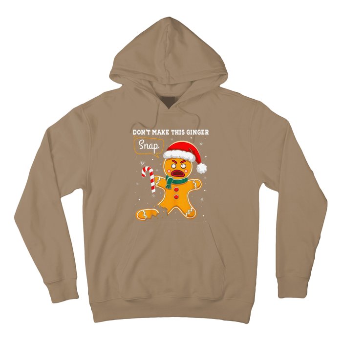 DonT Make This Ginger Snap Redhead Funny Christmas Hoodie